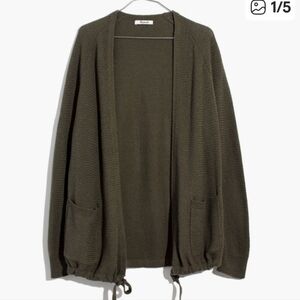 🩵 MADEWELL Woman's Cardigan Size Small - Med